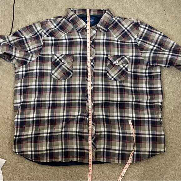 Wrangler Western Shirt Jacket Size 3X Big - Picture 7 of 8
